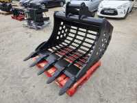 Unused 2024 Hardlife 150-RD-1350-80 54" Skeleton Bucket 80mm Pin to suit 20 Ton Excavator