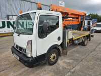 Nissan Cabstar 4x2 Boom Lift Access Platform/MEWP, CTE 21JHV Platform, Manual Gear Box, (Reg. Docs. Available, Tested 06/25)