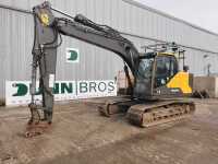 2016 Volvo EC140EL,700mm steel tracks, piped,CV,boxing ring, AC, QH