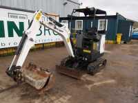 2022 Bobcat,E19,Rubber Tracks ,Blade, Offset, Piped, Manual QH , Expanding Undercarriage