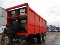 KTwo Rodeo 2000HP 14 Ton Twin Axle Ejector Trailer, Hydraulic Drawbar, Air Brakes, Hydraulic Rear Door, Reversing Camera.