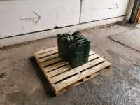 20L Metal Fuel Cans (3 Of)