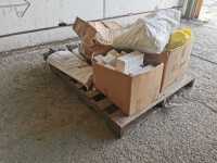 Pallet Of Plumbing Supplies, Pipes, Valves And Lagging