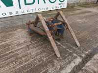 Conquistador Pallet Forks To Suit 65/80mm Pins To Suit 13/20 Ton Excavator Currently On 65mmPins