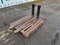 47" Pallet Forks to suit Forklift (2 of)