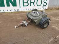 Single Axle Ex Military Battery Trolley ( No Battery)