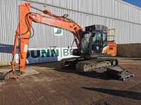 2022 Hitachi Zaxis 130-LCN-7, 700mm Tracks, Piped, Quick Hitch, 3 Way Camera, Boxing Ring, Anti Vandal Guards, A/C