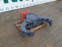 Unused 2024 KBKC LS600 Hydraulic Rotating Log Splitter On 50MM Pins To Suit 6-8 Ton Excavator